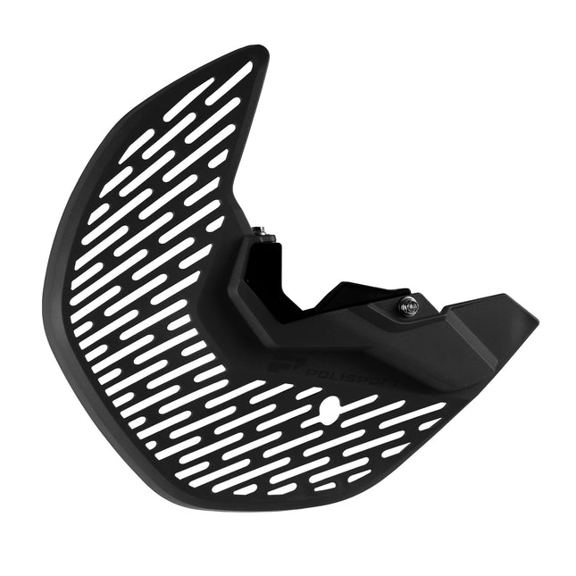 Polisport Motocross Motorcycles (MX) Disc/Bottom Fork Protector for Yamaha YZ250F/YZ450F/YZ250FX (2008-24) Dirt Bikes - Protects Brake Disc and Fork from Rocks and Debris for Motocross and Enduro, Blk