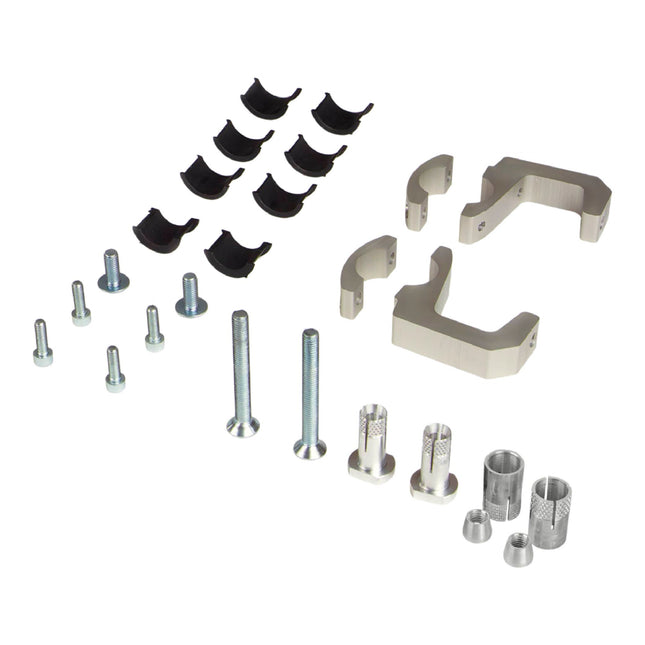 Polisport Trail Blazer Handguard Mounting Kit For Motocross MX Motorcycles - Superior Protection and Durability, Easy to Install, Precise Fit - Grey