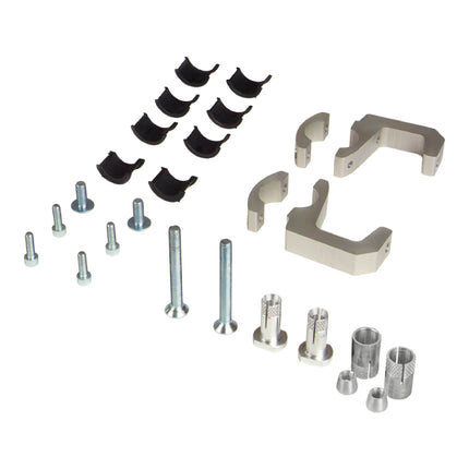 Polisport S-Dual Handguard Mounting Kit For Motocross MX Motorcycles - Superior Protection and Durability, Easy to Install, Precise Fit - Grey