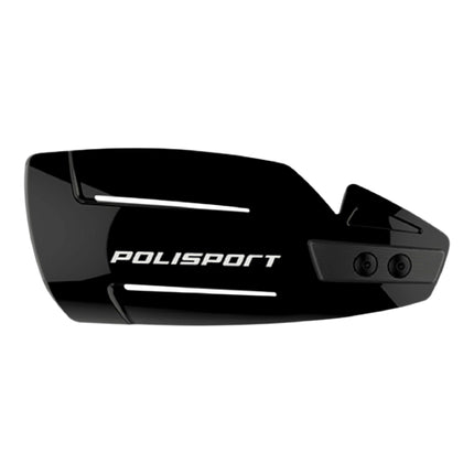 Polisport Hammer Handguards for Motocross Motorcycles-MX Replica Plastic Hand Guards - Durable, Flexible, Easy to Install,  Supermoto, Motard, Dirt Bikes & Off-Road Protection- Black