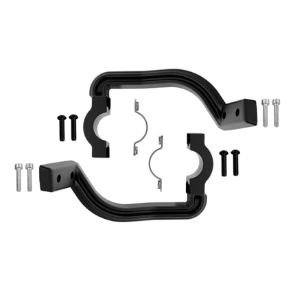 Polisport Hammer Handguard Universal Mounting Kit For Motocross MX Motorcycles - Superior Protection and Durability, Easy to Install, Precise Fit - Black
