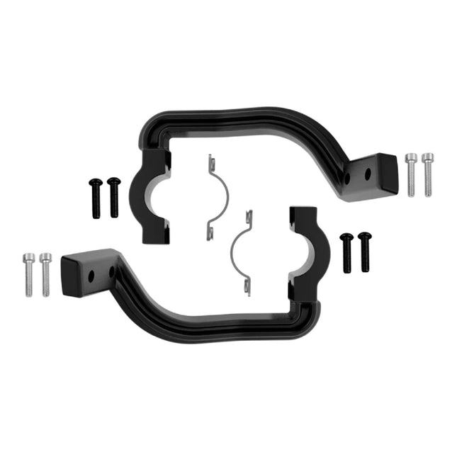 Polisport Hammer Handguard Universal Mounting Kit For Motocross MX Motorcycles - Superior Protection and Durability, Easy to Install, Precise Fit - Black