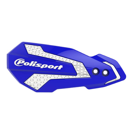 Polisport MX Flow Handguard for Motocross Motorcycles-Universal Handguard Shield - Durable, Flexible, Easy to Install,  Supermoto, Motard, Dirt Bikes & Off-Road Protection- Blue/White