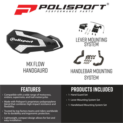 POLISPORT HANDGUARD MX FLOW KX450F (19