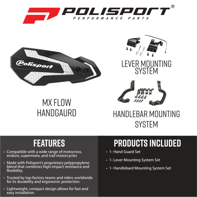 POLISPORT HANDGUARD MX FLOW KX450F (19