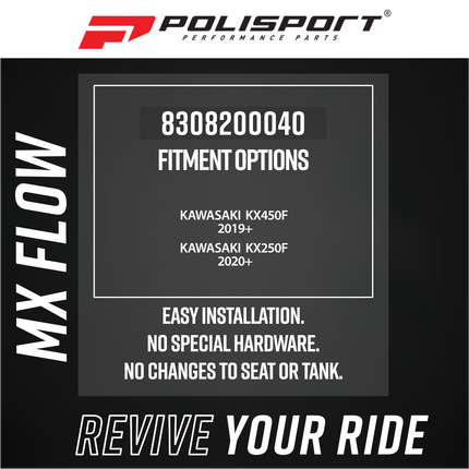 POLISPORT HANDGUARD MX FLOW KX450F (19>)/KX250F(20>)