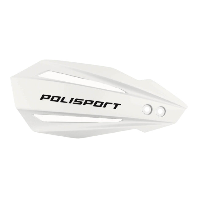 Polisport Bullit Handguard for Motocross Motorcycles-for Beta RR (2012-2025) - 2 Lever Mounting Systems, Durable, Flexible, Easy to Install,  Supermoto, Motard, Dirt Bikes & Off-Road Protection- White