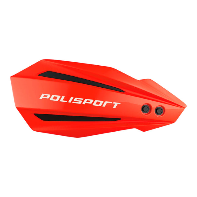 Polisport Bullit Handguard for Motocross Motorcycles-for Beta RR (2012-2025) - 2 Lever Mounting Systems, Durable, Flexible, Easy to Install,  Supermoto, Motard, Dirt Bikes & Off-Road Protection- Red