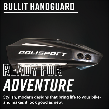 POLISPORT HANDGUARD MX BULLIT KTM(14>) HUSQ(14>) SHERCO(17>) MC/MCF 21