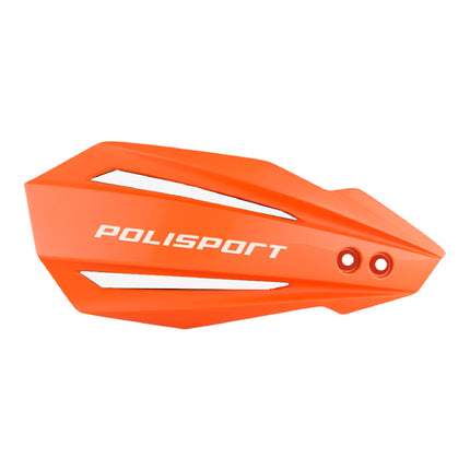 Polisport Bullit Handguard for Motocross - for GasGas MC/MCF(21-22); Sherco(17-22); Husqvarna TC/TE/FC/FE(14-22); KTM SX/EXC(14-22) - 2 Lever Mounting Systems for Supermoto, Motard & Dirt Bikes- Org