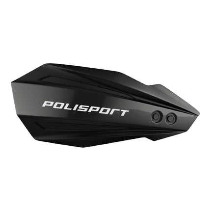 Polisport Bullit Handguard for Motocross Motorcycles-for Kawasaki KX250 (2020-22) - 2 Lever Mounting Systems, Durable, Easy to Install, Supermoto, Motard, Dirt Bikes & Off-Road Protection- Black