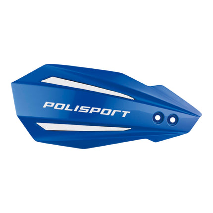 Polisport Bullit Handguard for Motocross Motorcycles-Universal Handguard Shield - Durable, Flexible, Easy to Install, Supermoto, Motard, Dirt Bikes & Off-Road Protection- Blue