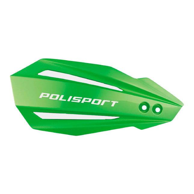 Polisport Bullit Handguard for Motocross Motorcycles-Universal Handguard Shield - Durable, Flexible, Easy to Install, Supermoto, Motard, Dirt Bikes & Off-Road Protection- Green