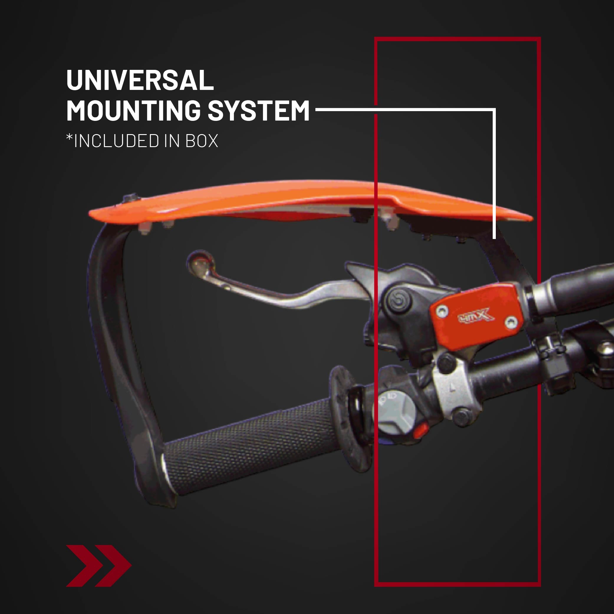 Polisport Bullit Full Wrap-Around Handguard for Motocross Motorcycles