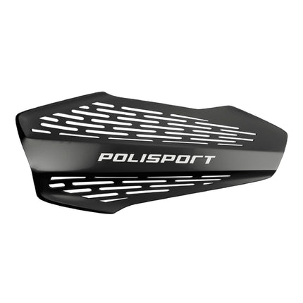 Polisport MX Force Handguard for Motocross Motorcycles-Universal Repair Handguard - Durable, Flexible, Easy to Install, Supermoto, Motard, Dirt Bikes & Off-Road Protection- Black