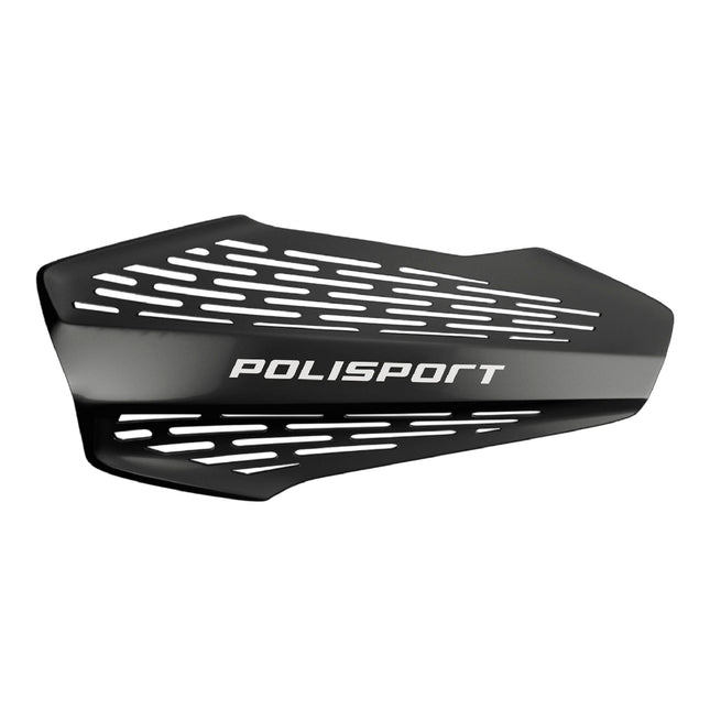 Polisport MX Force Handguard for Motocross Motorcycles-Universal Repair Handguard - Durable, Flexible, Easy to Install, Supermoto, Motard, Dirt Bikes & Off-Road Protection- Black