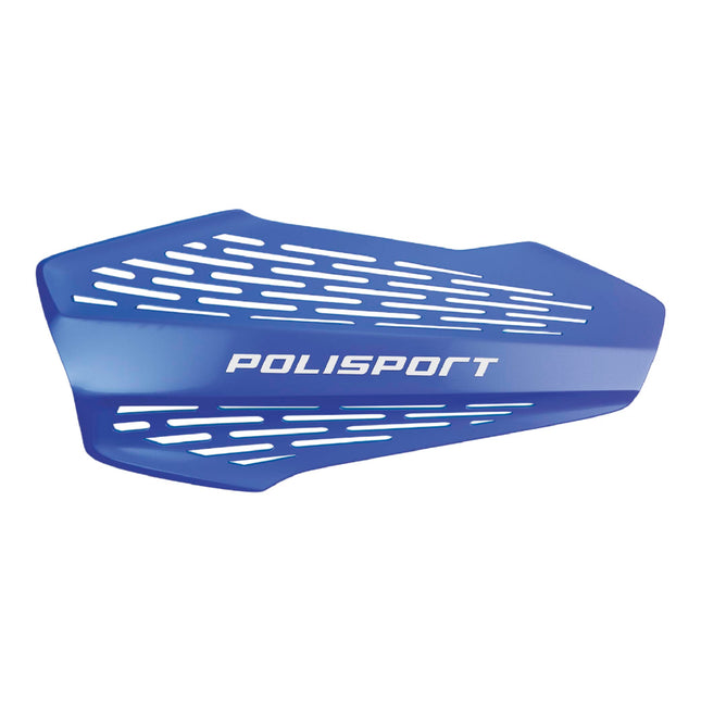 Polisport MX Force Handguard for Motocross Motorcycles-Universal Repair Handguard - Durable, Flexible, Easy to Install, Supermoto, Motard, Dirt Bikes & Off-Road Protection- Blue