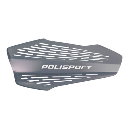 Polisport MX Force Handguard for Motocross Motorcycles-Universal Repair Handguard - Durable, Flexible, Easy to Install, Supermoto, Motard, Dirt Bikes & Off-Road Protection- Nardo Grey