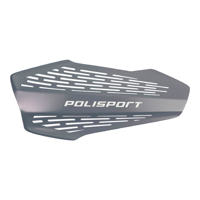 Polisport MX Force Handguard for Motocross Motorcycles-Universal Repair Handguard - Durable, Flexible, Easy to Install, Supermoto, Motard, Dirt Bikes & Off-Road Protection- Nardo Grey