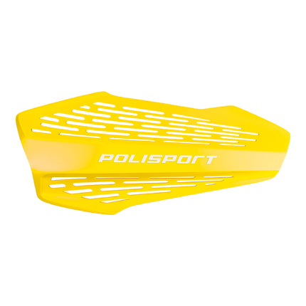 Polisport MX Force Handguard for Motocross Motorcycles-Universal Handguard Shield- Durable, Flexible, Easy to Install, Supermoto, Motard, Dirt Bikes & Off-Road Protection- Yellow