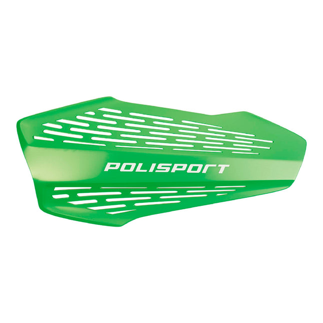 Polisport MX Force Handguard for Motocross Motorcycles-Universal Handguard Shield- Durable, Flexible, Easy to Install, Supermoto, Motard, Dirt Bikes & Off-Road Protection- Green
