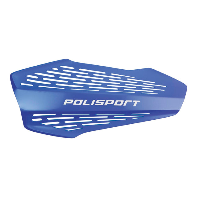Polisport MX Force Handguard for Motocross Motorcycles-Universal Handguard Shield- Durable, Flexible, Easy to Install, Supermoto, Motard, Dirt Bikes & Off-Road Protection- Blue