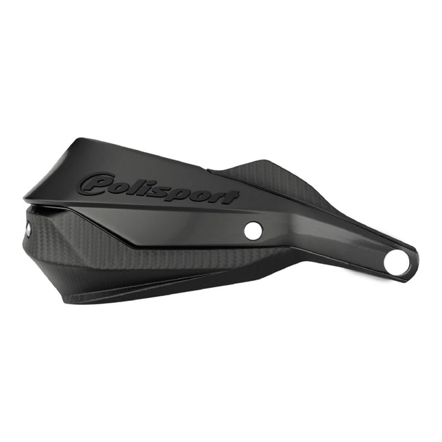 Polisport Trail Blazer Handguard for Motocross - Universal Handguard Shield - Full Wrap-Around for Extreme Riding Condition, Made from 6061 T6 Aluminum for SM, Motard & Dirt Bikes- Black