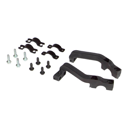 Polisport MX Air & MX Force Handguard Mounting Kit For Motocross MX Motorcycles - Durable, Easy to Install, Flexible - Black