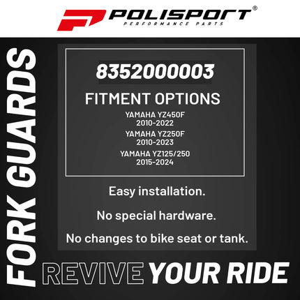 Polisport Fork Protectors for Yamaha YZ450F (2010
