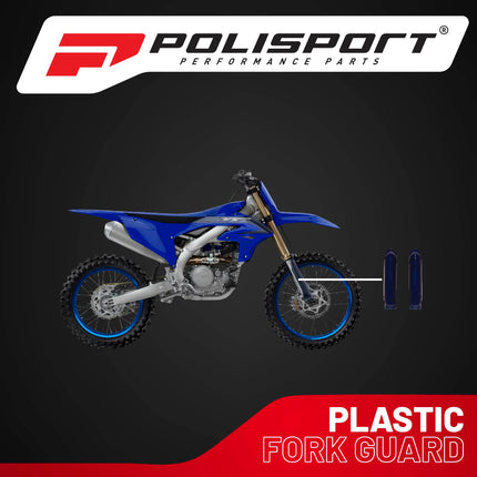 Polisport Fork Guards for Yamaha YZ450F (2023–2026) OEM Black– Durable Injection-Molded Plastic – Factory Fit & Finish – Roost & Debris Protection – Easy Bolt-On Installation