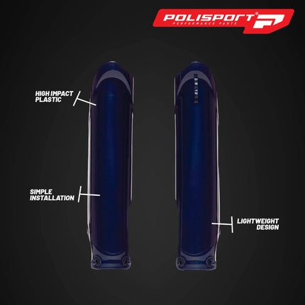 Polisport Fork Guards for Yamaha YZ450F (2023–2026) OEM Black– Durable Injection-Molded Plastic – Factory Fit & Finish – Roost & Debris Protection – Easy Bolt-On Installation
