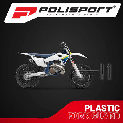 Polisport  Black Fork Guards for KTM SX/XC and Husqvarna TC/TE/FC/FE (2023