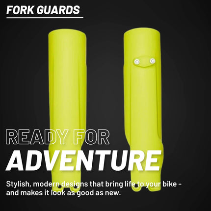 Polisport  Yellow, Fork Guards for KTM SX/XC and Husqvarna TC/TE/FC/FE (2023