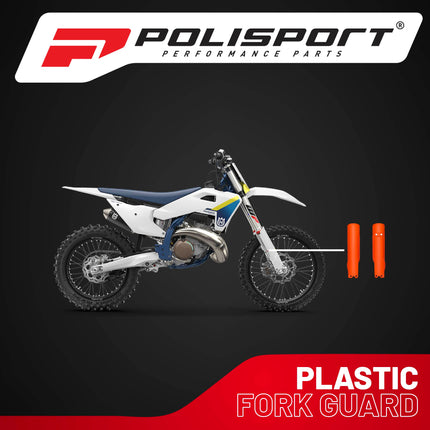 Polisport  Orange, Fork Guards for KTM SX/XC and Husqvarna TC/TE/FC/FE (2023