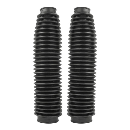 Polisport Universal Fork Boots Enduro, 430mm Length x 41mm Top x 58mm Bottom, Durable Rubber-Like Material, Pair for Motocross and Off-Road Motorcycles, Black