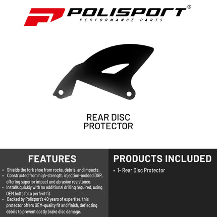 Polisport Motocross Motorcycles (MX) Bottom Fork Protector Kit for Yamaha YZ125/250 (2006-25), YZ250F (2006-25), YZ450F (2006-22) Dirt Bikes - Protects Fork Shoe from Rocks and Debris for MX/Enduro