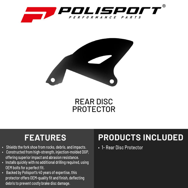 Polisport Motocross Motorcycles (MX) Bottom Fork Protector Kit for Yamaha YZ125/250 (2006-25), YZ250F (2006-25), YZ450F (2006-22) Dirt Bikes - Protects Fork Shoe from Rocks and Debris for MX/Enduro