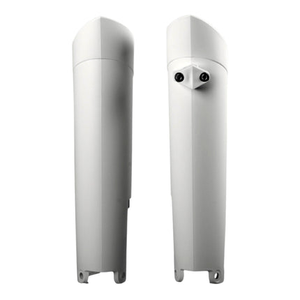 Polisport OEM Quality Fork Guards for Husqvarna TE/FE/TC/FC & KTM SX/XC/EXC Models -White-Durable, Impact-Resistant Replacement Plastic