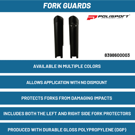 Polisport Fork Guards Black 8398600003