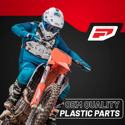 Polisport OEM‑Quality Fork Guards – Orange – Durable Gloss Polypropylene – Direct Replacement for KTM/Husqvarna Models (Part #8398600005)