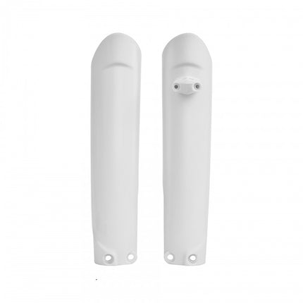 Polisport OEM‑Quality Fork Guards – White – Durable Gloss Polypropylene – Direct Replacement for KTM/Husqvarna Off‑Road Models – Part #8398600012