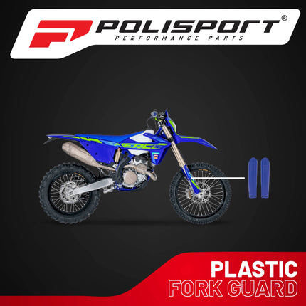 Polisport Fork Guards for Sherco SE/SEF 2024-2026 | Durable Polypropylene Enduro Bike Fork Protectors, OEM-Quality Replica,  Blue