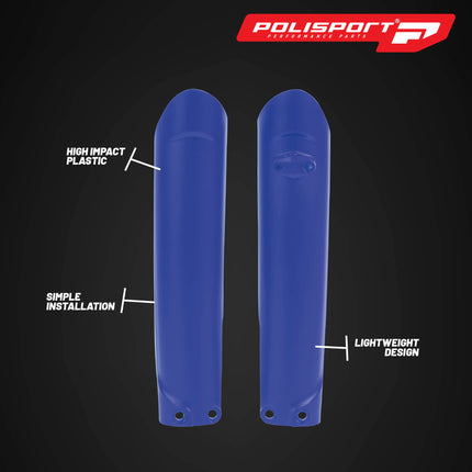 Polisport Fork Guards for Sherco SE/SEF 2024-2026 | Durable Polypropylene Enduro Bike Fork Protectors, OEM-Quality Replica,  Blue