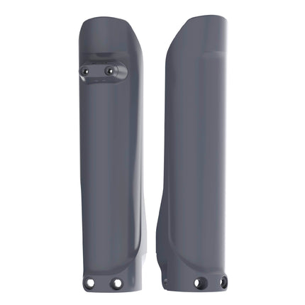 Polisport Fork Guards for Husqvarna TE/FE 2016-2023 | Nardo Grey Durable Polypropylene Enduro Bike Fork Protectors, OEM-Quality Replica