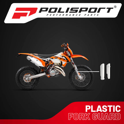 Polisport Full Wrap Fork Guards for KTM EXC/SX/XC 125-500 Models 2008-2025 - Durable Plastic 360