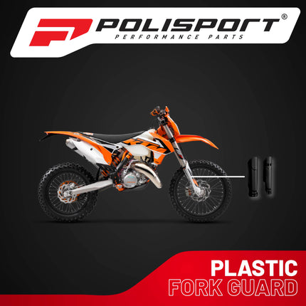 Polisport Full Wrap Fork Guards for KTM EXC/SX/XC 125-500 Models 2008-2025 - Durable Plastic 360