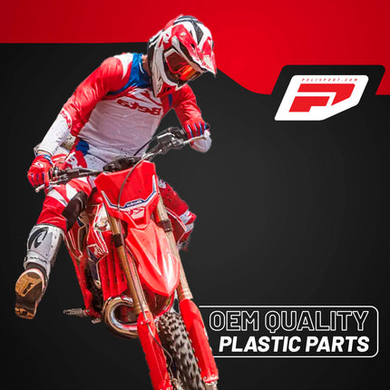 Polisport Full Wrap Fork Guards for Beta RR 125/200/250/300 2T 2019-2026 | High-Impact Polypropylene, OEM Fit, Black, Durable Enduro Fork Protection