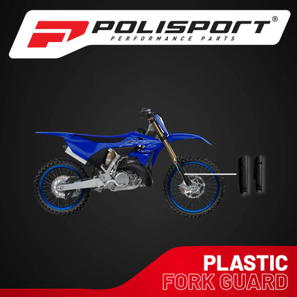 Polisport Full Wrap Fork Guards for Yamaha YZ250F/YZ450F 2016-2021, YZ125/250 2015-2021, YZ250FX/YZ450FX 2016-2021 - Durable 360