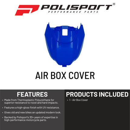 Polisport Blue Air Box for Yamaha Dirt Bikes |  YZ250F (2024-2026), YZ250FX (2024-2026), YZ450F (2023-2026), YZ450FX (2023-2026)) | OEM Fit & Durable DGP Plastic