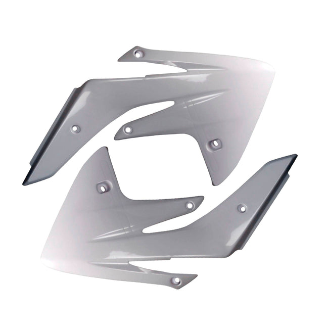 Polisport Radiator Scoops - White Panels for Honda CRF 150R (2007-2024) - OEM Fit, Glossy Finish, Lightweight & Impact-Resistant, Easy Installation